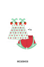 PO101 Green strawberry bow collection