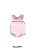 PO101 Pink&blue easter bunny embroidery collection