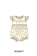 PO101 Green happy easter carrot embroidery collection