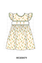 PO101 Green happy easter carrot embroidery collection