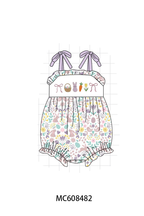 PO101 Lavender easter bunny floral ruffle collection