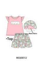 PO101 Easter bunny embroidery bow stripe collection