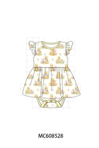 PO101 Yellow winnie bear print bamboo collection
