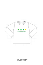 PO101 Pink St. Patricks day clover rainbow embroidery collection