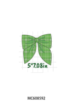 PO101 Green St. Patricks Day puppy clover embroidery plaid collection
