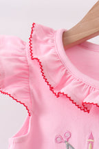 Pink Apple Embroidery Set