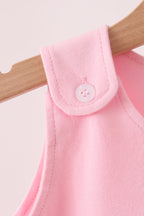 Pink turkey applique dress