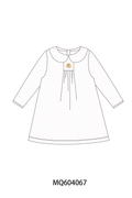 Pink dot turkey embroidery dress