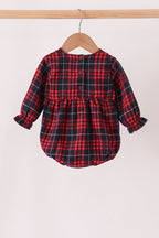 Red plaid bubble