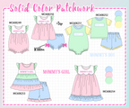 PO101 Pink Mommy's Girl embroidery patchwork collection