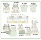 PO101 Sage LIL SISTER embroidery collection