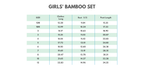 Pink Spooky print bamboo pajama set