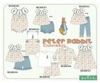 PO101 Teal easter bunny embroidery collection